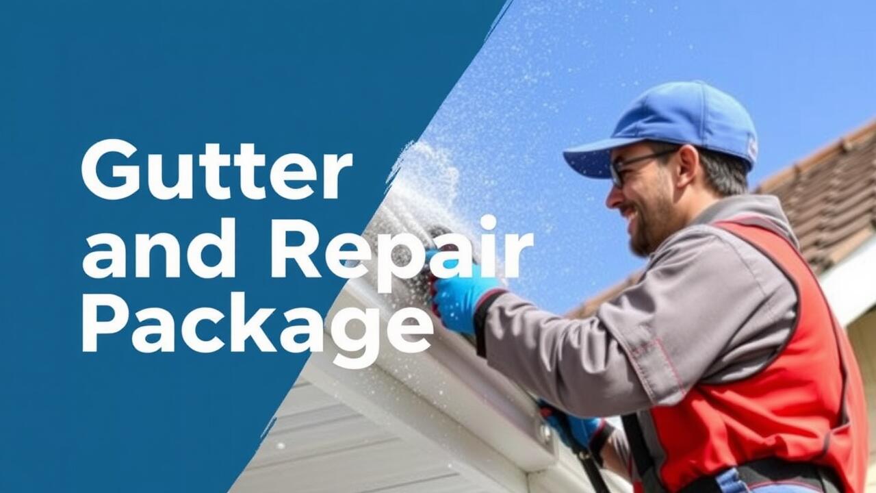 Gutter Cleaning and Repair Package