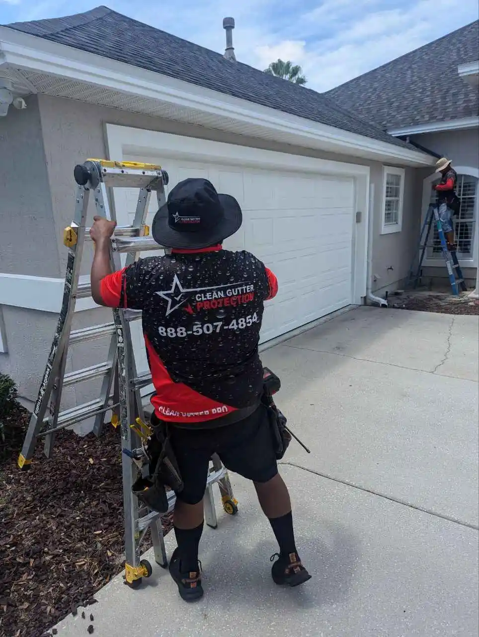 How do you repair guttering?