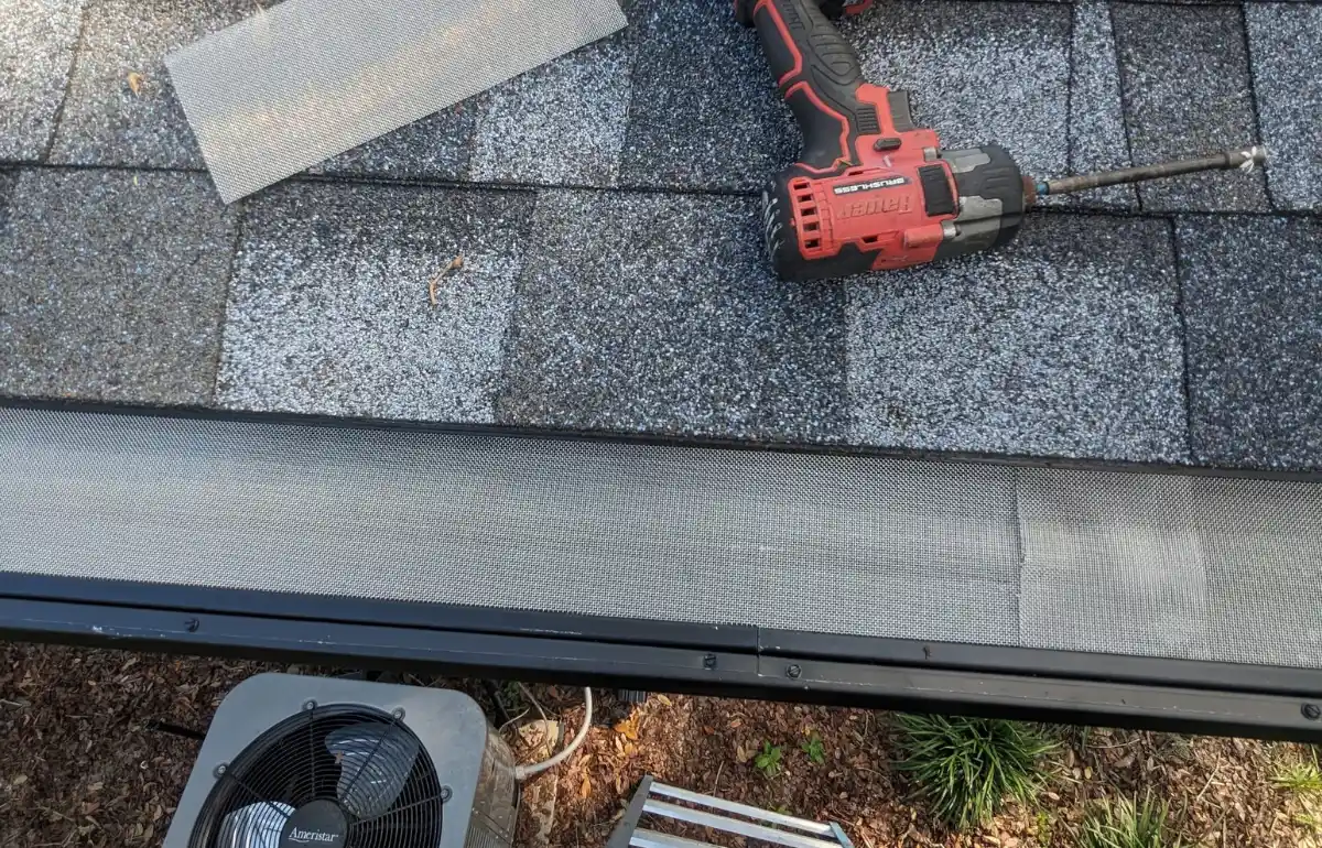 How to clean gutters that have gutter guards on them?